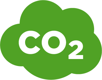 Piktogramm Der CO<sub>2</sub>-Verbrauch ist mind. 50% besser als der Durchschnitt. Piktogramm Der CO<sub>2</sub>-Verbrauch ist mind. 50% besser als der Durchschnitt.